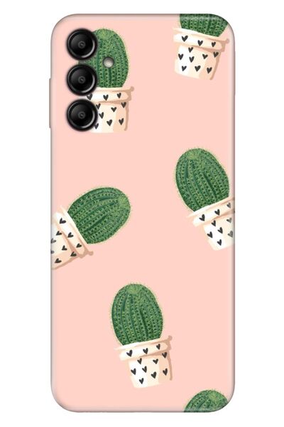 Cekuonline Samsung Galaxy S24 Fe Case S24-Fe Pattern Printed Silicone Cactus