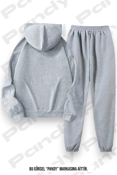 pandy Unisex Seasonal Zippered Top Elastic Bottom Tracksuit Set