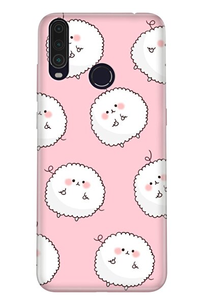 General Mobile 20 Pro Kılıf 0.4 mm Lazer Kesim Silikon Kapak Tombul Kuzular