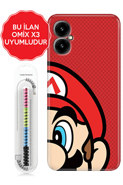 omix X3 X5 X6 X7 X300 X400 X500 X600 X700 Kılıf Silikon Mario