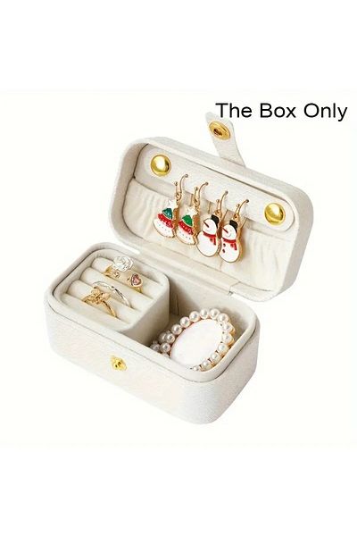 Areos Portable Jewelry Organizer for Rings, Necklaces, Earrings, Bracelets