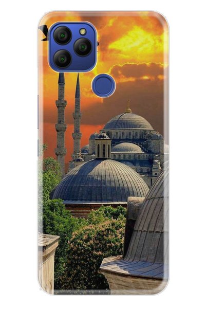 General Mobile Gm 21 Compatible Case 0.4mm Laser Cut Silicone Cover Kizilkıst...