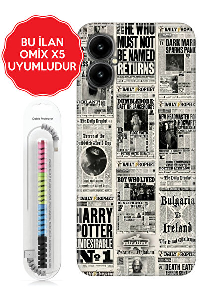 omix X3 X5 X6 X7 X300 X400 X500 X600 X700 Kılıf Resimli Silikon Kapak Daily