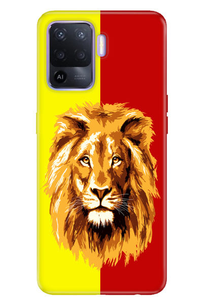 OPPO Reno 5 Lite Uyumlu Kılıf Silikon Desenli Tam Koruma Resimli Kapak Sarı K...