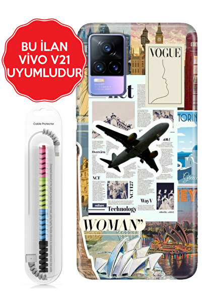 vivo Y15S V21 V21E V29 V30 Lite 5G Kılıf Silikon Kapak Fly