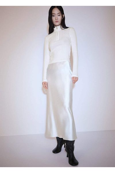 MANGO Woman Zipper knit sweater