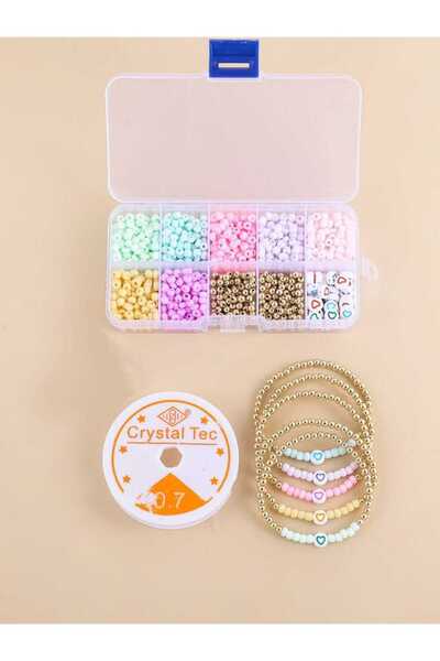 SESİKA HOBİ 10lu Kutu Takı Yapma Seti Hobi Seti