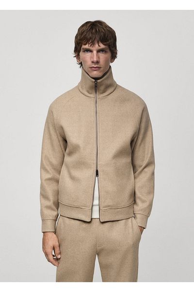 MANGO Man Regular Cut Zipper Jacket