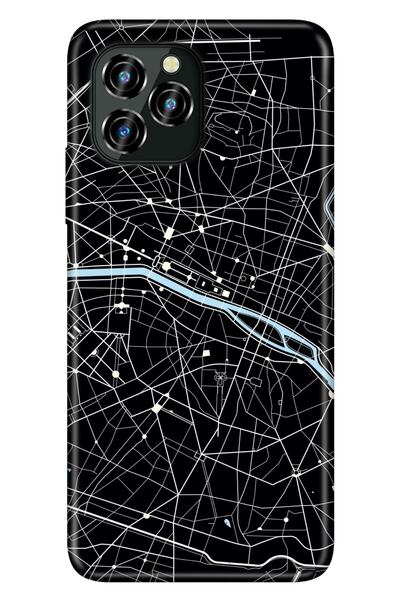 oukitel حافظة C21 Pro من السيليكون بغطاء للأشعة فوق البنفسجية مزخرف برسومات ا...