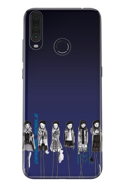General Mobile Gm 20 Pro Case 0.4mm Laser Cut Silicone Cover Ladies Fashion