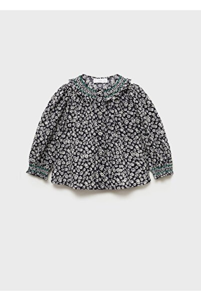 MANGO Baby Çiçek desenli bluz