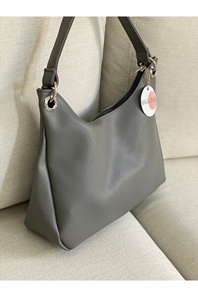 BAGLOVİS RING DETAIL LINED SHIRT SHOULDER BAG