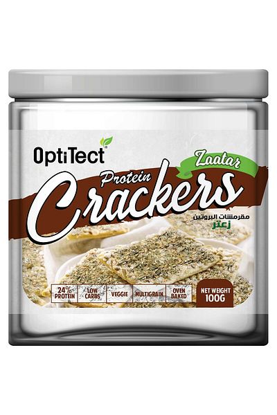 OptiTect Protein Keto Diet Crackers, Thyme, 100 Gm