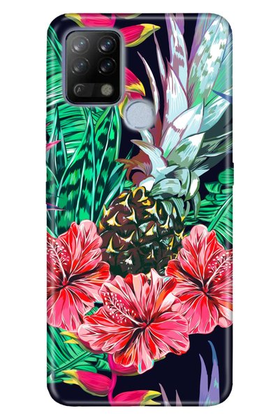 TECNO Pova Compatible Case Silicone Moderna Patterned Drawing Flowers