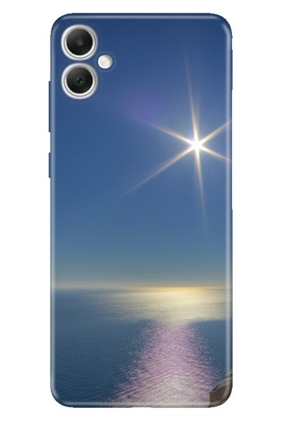 Cekuonline Samsung Galaxy A06 Case A06 Phone Case with Print Calm Sea