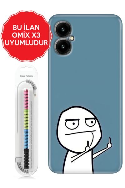 omix X3 X5 X6 X7 X300 X400 X500 X600 X700 Kılıf Silikon Trollcük