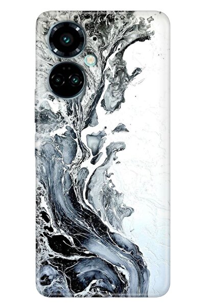 TECNO Camon 19 Pro Kılıf Modern Tasarım Silikon Desenli Granit Mermer