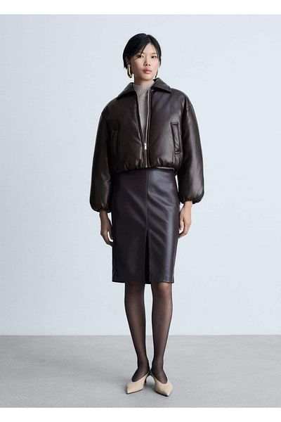 MANGO Woman Καπιτονέ bomber jacket