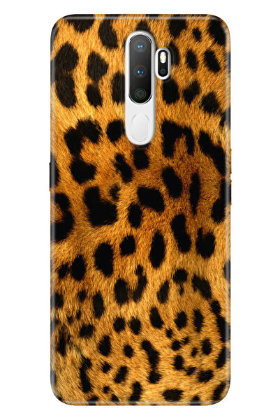 OPPO A5 A9 2020 Uyumlu Kılıf Silikon Desenli Tam Koruma Resimli Kapak Leopar ...
