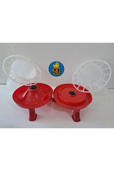 mhh 6 Lt Chicken Drinker & 5 Lt Chicken Footed Feeder