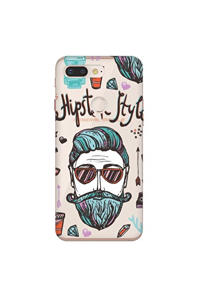 General Mobile Gm 9 Pro Case 0.4mm Laser Cut Silicone Cover Hipster
