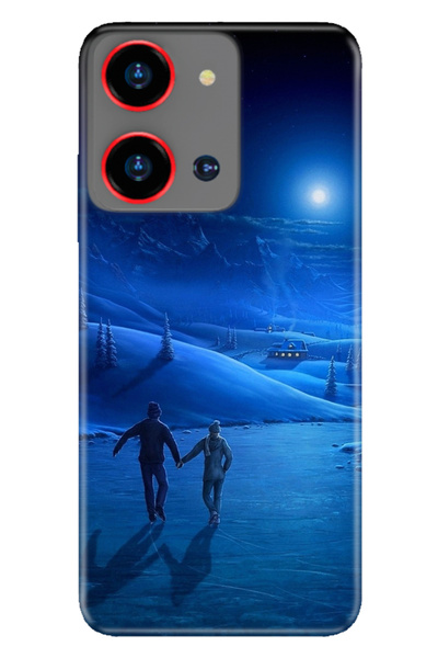 Cekuonline حافظة S19 Max Pro S Zoom مطبوعة بطبعة نانو سيليكون كولد لاف