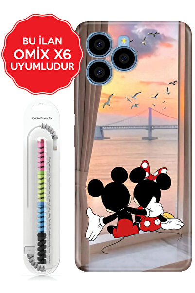 omix X3 X5 X6 X7 X300 X400 X500 X600 X700 Kılıf Temalı Telefon Kılıfı Sevimli...