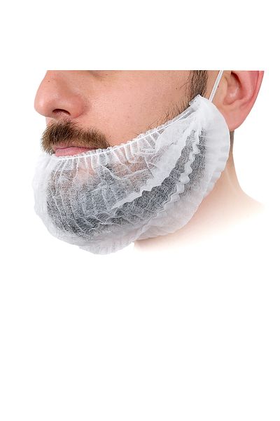 ADYMEDİKALVET 100 Pieces Beard Mustache Bonnet Interlining - 1 Pack