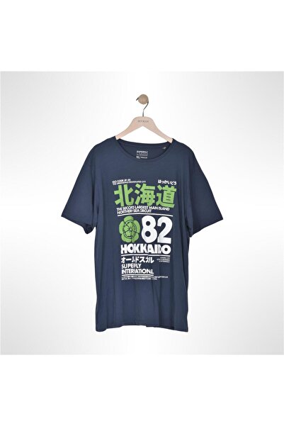 Superfly 23611 Erkek T-shırt Lacivert