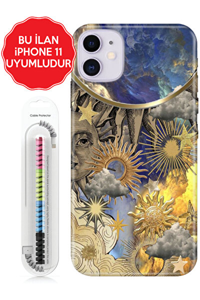 Cekuonline İphone 7 8 11 12 13 14 15 16 Pro Max Plus Kılıf Resimli Silikon Ka...