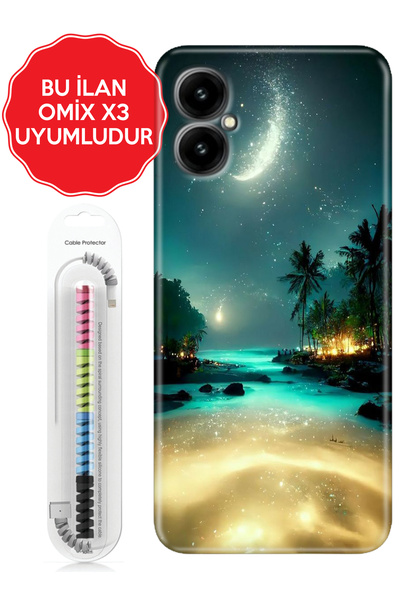 omix X3 X5 X6 X7 X300 X400 X500 X600 X700 Kılıf Silikon Rüya Ada