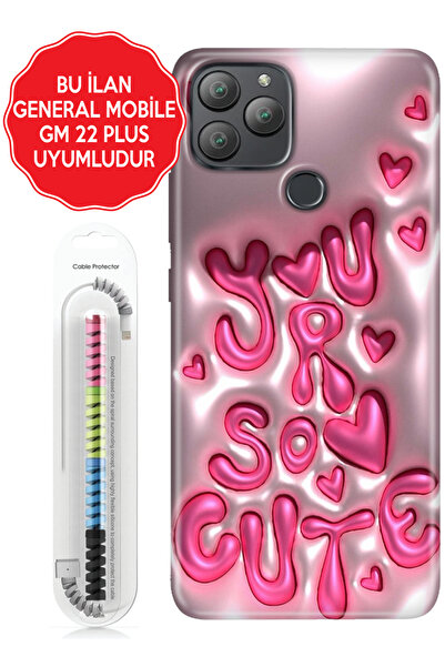 General Mobile Gm 5 8 9 10 20 21 22 22s 23 24 Era 30 50 Pro Plus Kılıf Yumuşa...