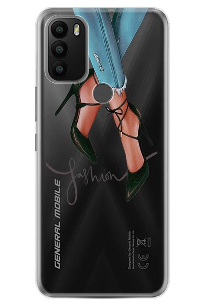 General Mobile Gm 21 Plus Case 0.4mm Laser Cut Silicone Cover Fashion