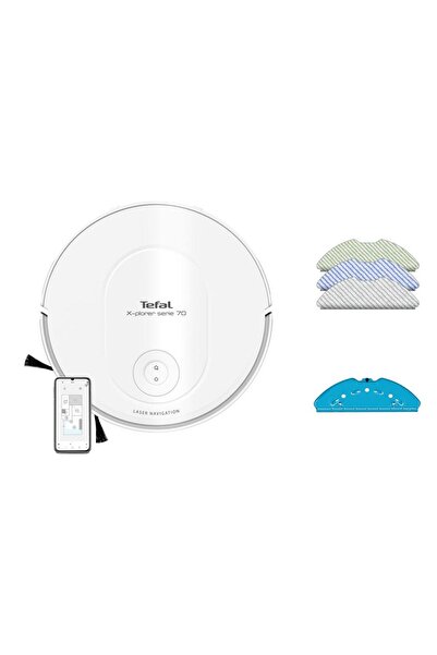 TEFAL RG8477 X-Plorer Serie 70 Mop Özellikli Akıllı Robot Süpürge - 2300 Pa