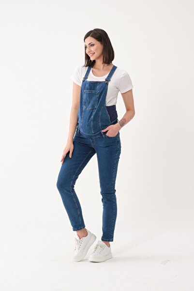 BUSA Pregnant Dual-Use Salopet Trousers Blue