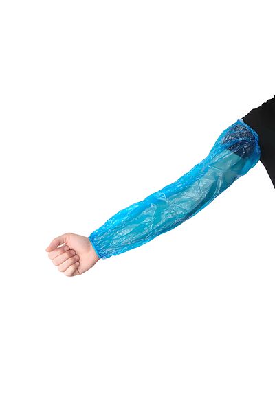 ADYMEDİKALVET Blue Nylon Sleeve - 60 Cm, Double Elastic, 1 Pack of 100