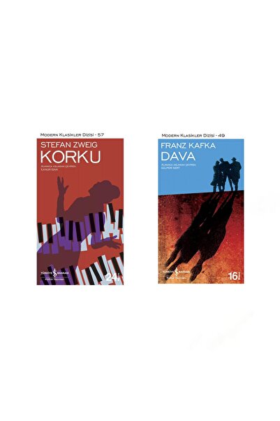 TÜRKİYE İŞ BANKASI KÜLTÜR YAYINLARI Korku (Stefan Zweig) - Dava (Franz Kafka)