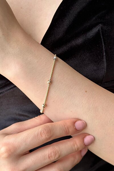 ZÜMRÜT SARRAF 14 Ayar Altın Dorikalı Halat Bileklik