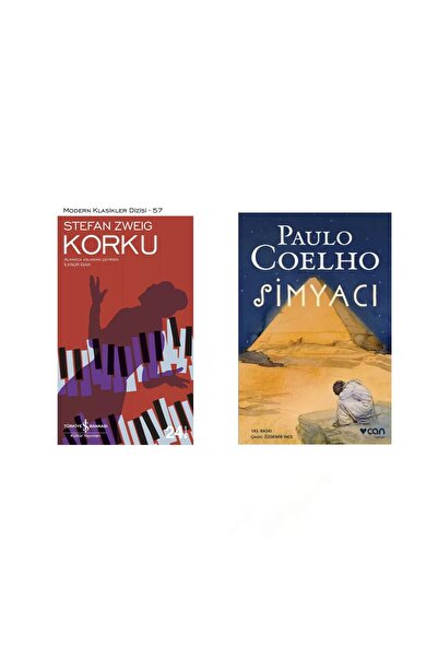 TÜRKİYE İŞ BANKASI KÜLTÜR YAYINLARI Korku (Stefan Zweig) - Simyacı (Paulo Coe...
