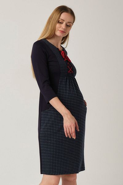 BUSA Φόρεμα τσέπης εγκυμοσύνης Navy Blue