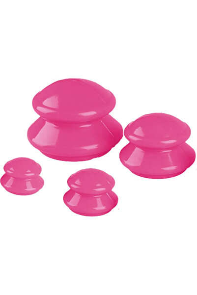MediGreen 4'lü Silikon Kupa & Bardak Seti Pembe