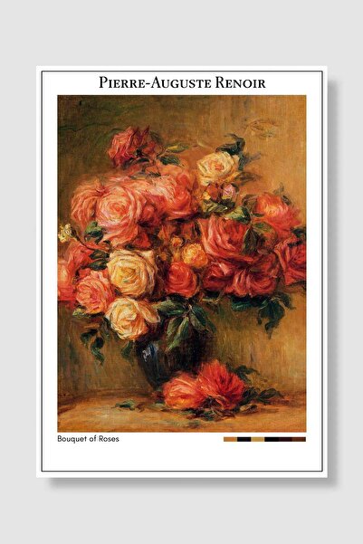 kubdekor Pierre-Auguste Renoir Bouquet of Roses Poster