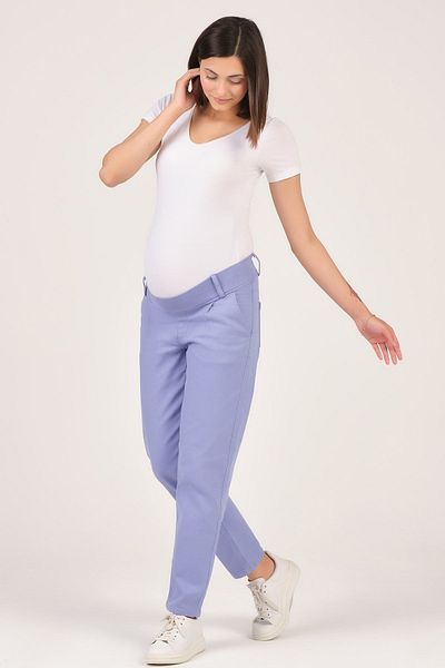 BUSA Maternity Bottom Abdominal Supported Jeans Lilac