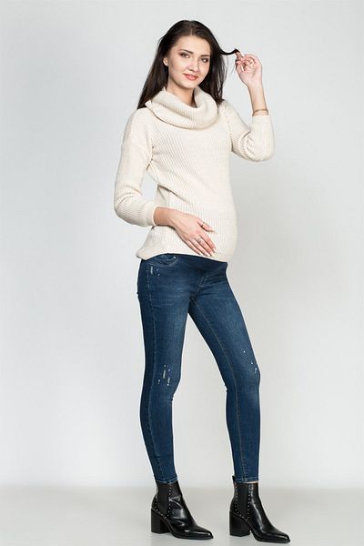 BUSA Maternity Knitwear Sweater Beige