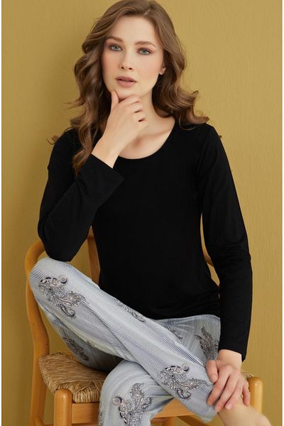 Ladnie iç giyim Women's Combed Pajamas