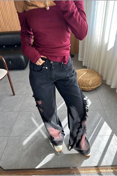 DENİKK ΠΑΝΤΕΛΟΝΙ BAGGY JEAN PALAZZO ΕΙΔΙΚΗΣ ΣΧΕΔΙΑΣΜΗΣ TREND
