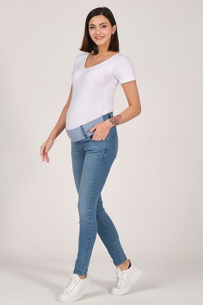 BUSA Maternity Skinny Jeans Light Blue