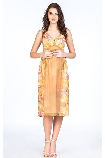 BUSA Rochie Casual de Maternitate Roz cu Bretele