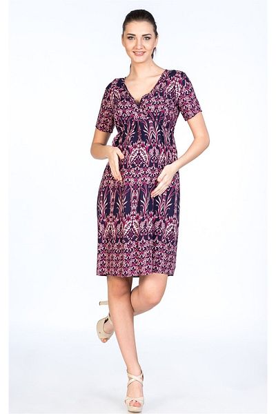 BUSA Rochie De Maternitate Casual Mov Imprimat