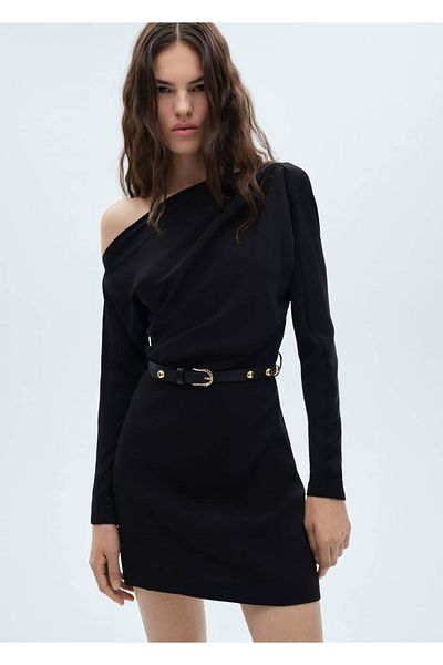MANGO Woman Asymmetric Short Dress